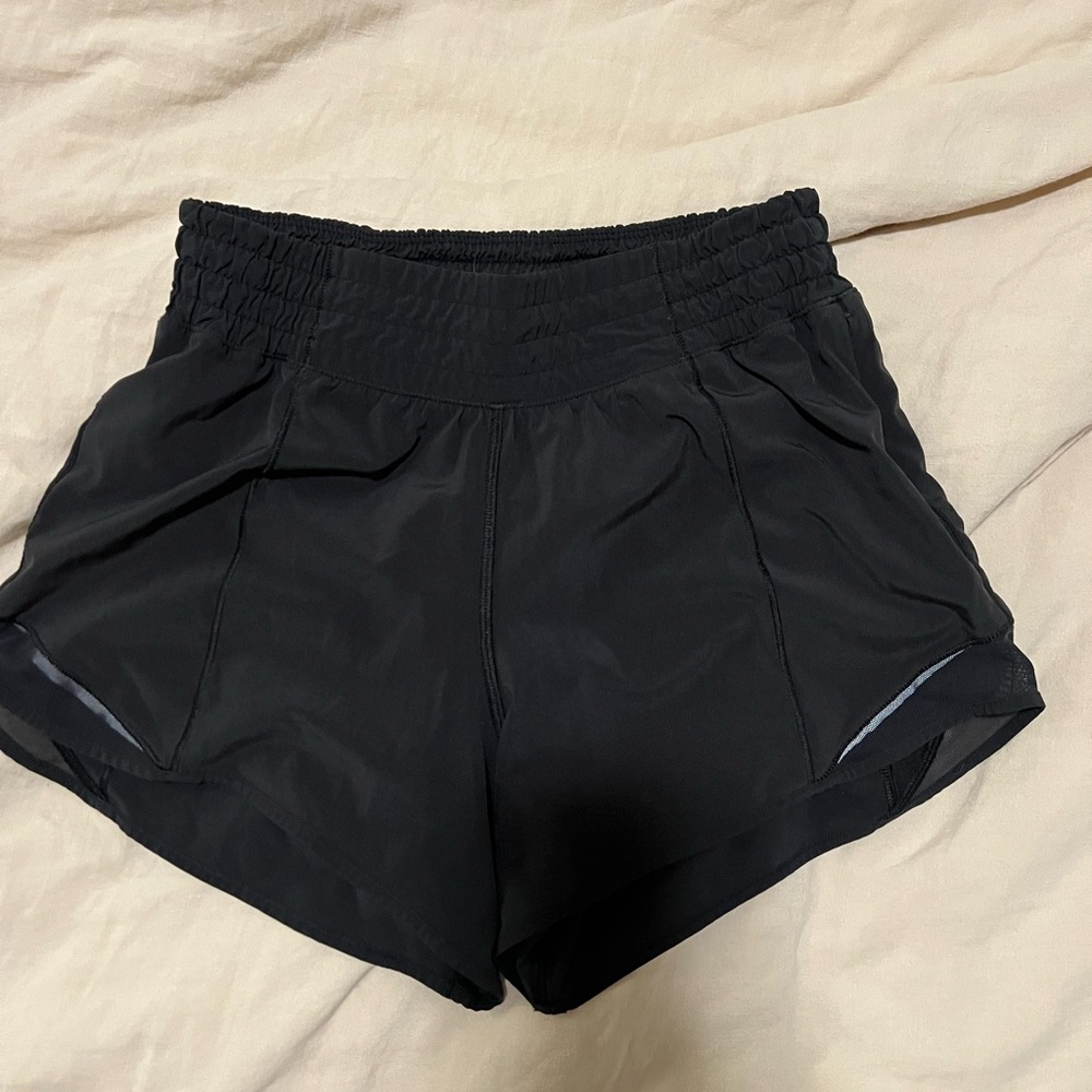Lululemon Athletica Black hottie hot shorts
